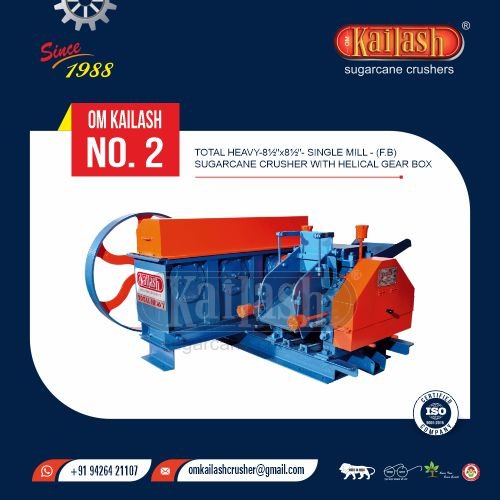 Total Heavy Single Mill (F.B.) Sugarcane Crusher